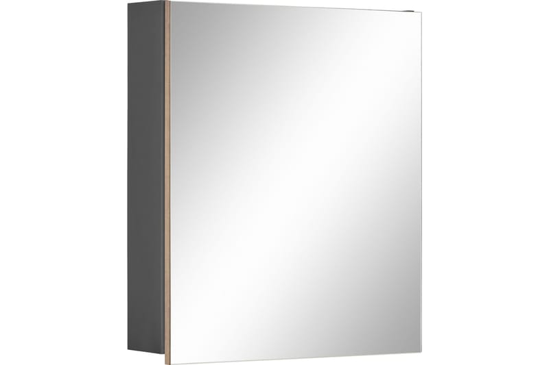 Hudnall Väggskåp 60x15 cm - Antracit/Vit - Spegelskåp badrum