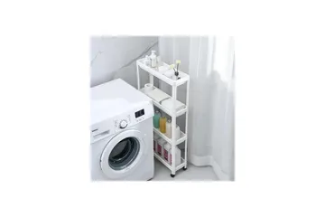 Hyllor Plast Multi Purpose Ratmo Ornel Vit Vit - Hus & renovering - Kök & bad - Badrum - Badrumsmöbler & badrumsinredning - Rullvagn badrum