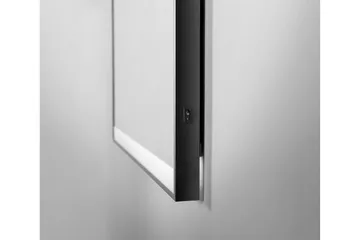 Knutby Badrumsspegel 80x60 cm LED-belysning - Svart - Hus & renovering - Kök & bad - Badrum - Badrumsmöbler & badrumsinredning - Badrumsspegel