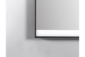 Knutby Badrumsspegel 80x60 cm LED-belysning - Svart - Hus & renovering - Kök & bad - Badrum - Badrumsmöbler & badrumsinredning - Badrumsspegel