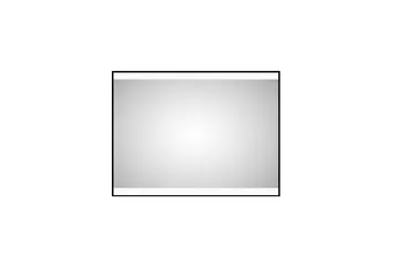 Knutby Badrumsspegel 80x60 cm LED-belysning - Svart - Hus & renovering - Kök & bad - Badrum - Badrumsmöbler & badrumsinredning - Badrumsspegel