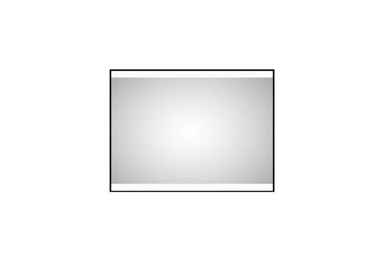 Knutby Badrumsspegel 80x60 cm LED-belysning - Svart - Hus & renovering - Kök & bad - Badrum - Badrumsmöbler & badrumsinredning - Badrumsspegel