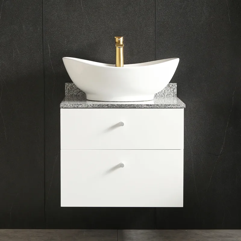 Kommod 60cm | Bänkskiva i marmor | Med tvättställ | Cauda - Hus & renovering - Kök & bad - Badrum - Badrumsmöbler & badrumsinredning - Tvättställsskåp & kommod