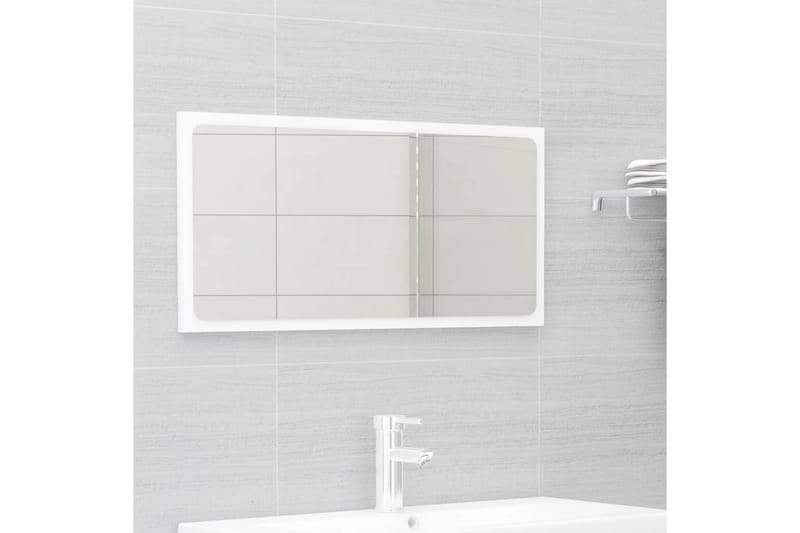 Badrumsmöbler 2 delar set vit spånskiva - Vit - Hus & renovering - Kök & bad - Badrum - Badrumsmöbler & badrumsinredning - Kompletta möbelpaket badrum
