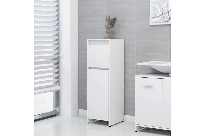 Badrumsmöbler 3 delar vit spånskiva - Vit - Hus & renovering - Kök & bad - Badrum - Badrumsmöbler & badrumsinredning - Kompletta möbelpaket badrum