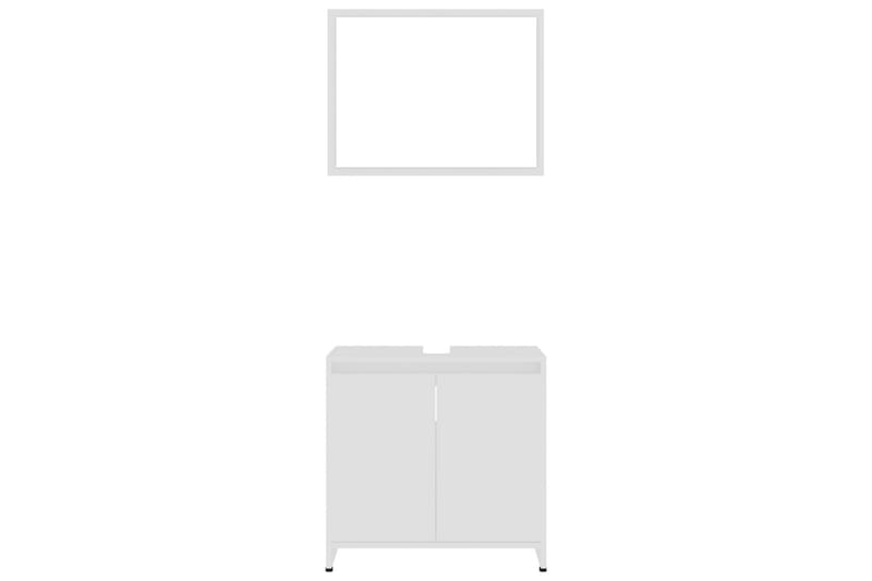 Badrumsmöbler 3 delar vit spånskiva - Vit - Hus & renovering - Kök & bad - Badrum - Badrumsmöbler & badrumsinredning - Kompletta möbelpaket badrum