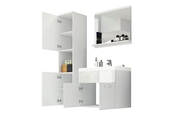Badrumsmöbler Delorimier 35 cm - Vit - Hus & renovering - Kök & bad - Badrum - Badrumsmöbler & badrumsinredning - Kompletta möbelpaket badrum