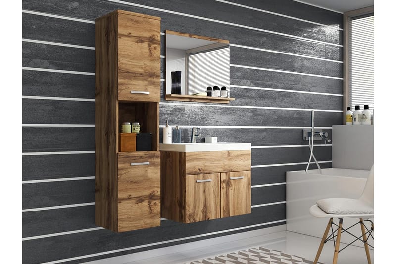 Badrumsmöbler Delorimier 35 cm - Hus & renovering - Kök & bad - Badrum - Badrumsmöbler & badrumsinredning - Kompletta möbelpaket badrum