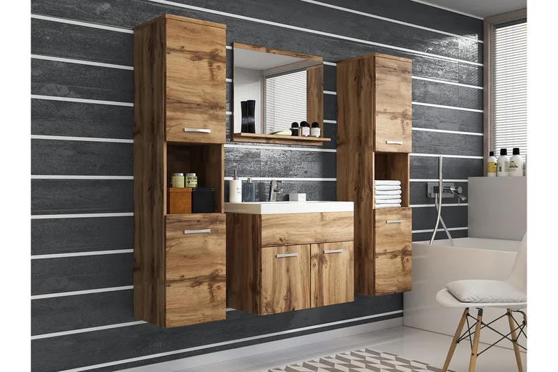 Badrumsmöbler Delorimier XL 35 cm - Hus & renovering - Kök & bad - Badrum - Badrumsmöbler & badrumsinredning - Kompletta möbelpaket badrum