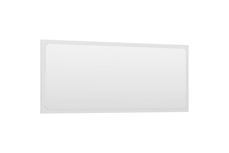 Badrumsmöbler set 2 delar vit högglans spånskiva - Vit - Hus & renovering - Kök & bad - Badrum - Badrumsmöbler & badrumsinredning - Kompletta möbelpaket badrum