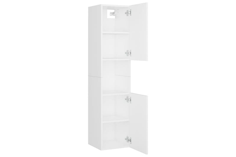 Badrumsmöbler set vit spånskiva - Vit - Hus & renovering - Kök & bad - Badrum - Badrumsmöbler & badrumsinredning - Kompletta möbelpaket badrum