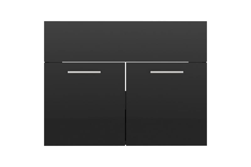 Badrumsmöbler svart högglans spånskiva - Svart - Hus & renovering - Kök & bad - Badrum - Badrumsmöbler & badrumsinredning - Kompletta möbelpaket badrum