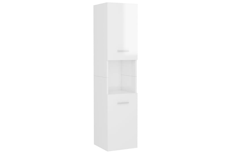 Badrumsmöbler vit högglans spånskiva - Vit - Hus & renovering - Kök & bad - Badrum - Badrumsmöbler & badrumsinredning - Kompletta möbelpaket badrum