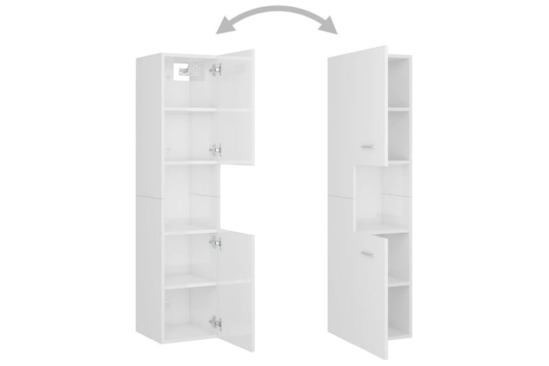Badrumsmöbler vit spånskiva - Vit - Hus & renovering - Kök & bad - Badrum - Badrumsmöbler & badrumsinredning - Kompletta möbelpaket badrum
