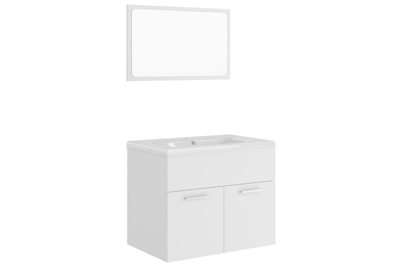 Badrumsmöbler vit spånskiva - Vit - Hus & renovering - Kök & bad - Badrum - Badrumsmöbler & badrumsinredning - Kompletta möbelpaket badrum