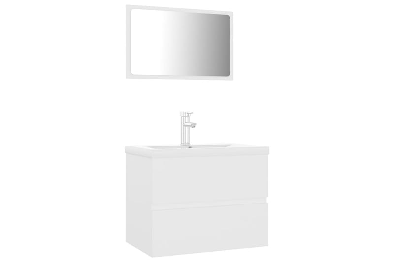 Badrumsmöbler vit spånskiva - Vit - Hus & renovering - Kök & bad - Badrum - Badrumsmöbler & badrumsinredning - Kompletta möbelpaket badrum