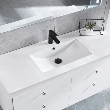 Badrumspaket Kommod 120cm Högskåp och LED-spegel 120 cm Silv - Lyfco - Hus & renovering - Kök & bad - Badrum - Badrumsmöbler & badrumsinredning - Kompletta möbelpaket badrum