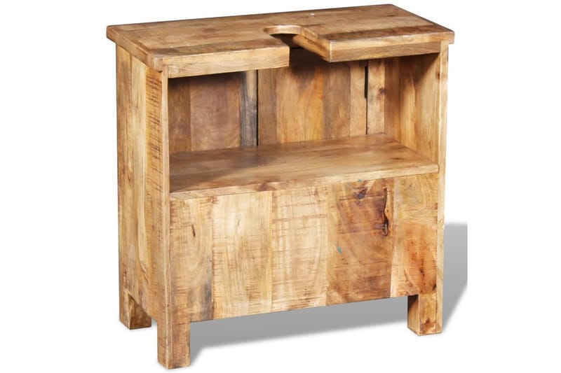 Badrumsunderskåp med spegel massivt mangoträ - Brun - Hus & renovering - Kök & bad - Badrum - Badrumsmöbler & badrumsinredning - Kompletta möbelpaket badrum