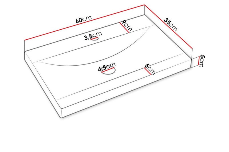 Galbally Badrumsmöbelset Brown - Hus & renovering - Kök & bad - Badrum - Badrumsmöbler & badrumsinredning - Kompletta möbelpaket badrum