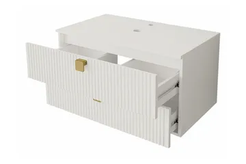 Glenndale Badrumsmöbelset - Vit - Hus & renovering - Kök & bad - Badrum - Badrumsmöbler & badrumsinredning - Kompletta möbelpaket badrum
