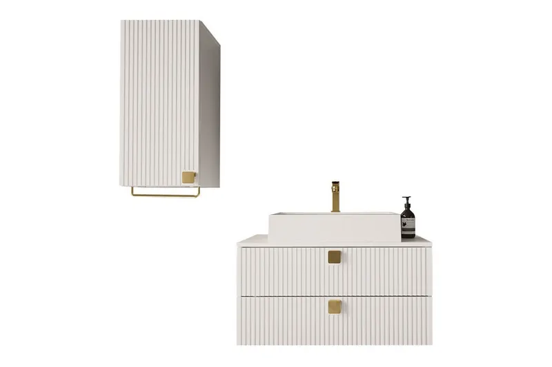 Glenndale Badrumsmöbelset, Vit