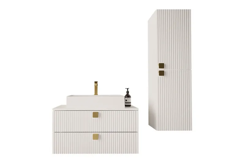 Glenndale Badrumsmöbelset, Vit