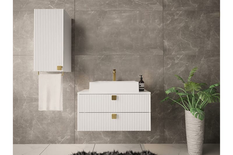 Glenndale Badrumsmöbelset - Vit - Hus & renovering - Kök & bad - Badrum - Badrumsmöbler & badrumsinredning - Kompletta möbelpaket badrum