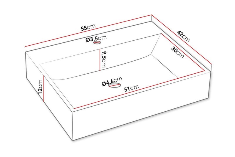 Glenndale Badrumsmöbelset - Vit - Hus & renovering - Kök & bad - Badrum - Badrumsmöbler & badrumsinredning - Kompletta möbelpaket badrum