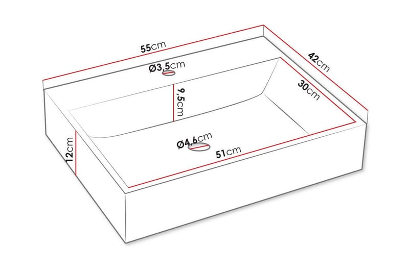 Glenndale Badrumsmöbelset - Vit - Hus & renovering - Kök & bad - Badrum - Badrumsmöbler & badrumsinredning - Kompletta möbelpaket badrum