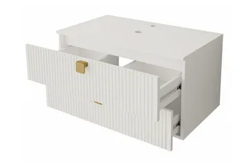 Glenndale Badrumsmöbelset - Vit - Hus & renovering - Kök & bad - Badrum - Badrumsmöbler & badrumsinredning - Kompletta möbelpaket badrum