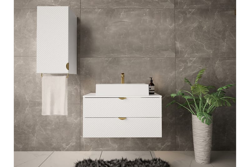 Glenndale Badrumsmöbelset - Vit - Hus & renovering - Kök & bad - Badrum - Badrumsmöbler & badrumsinredning - Kompletta möbelpaket badrum