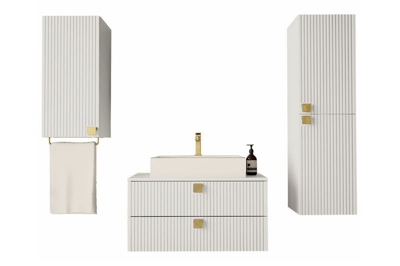 Glenndale Badrumsmöbelset, Vit