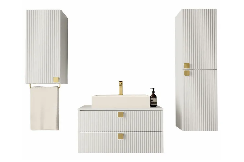 Glenndale Badrumsmöbelset, Vit