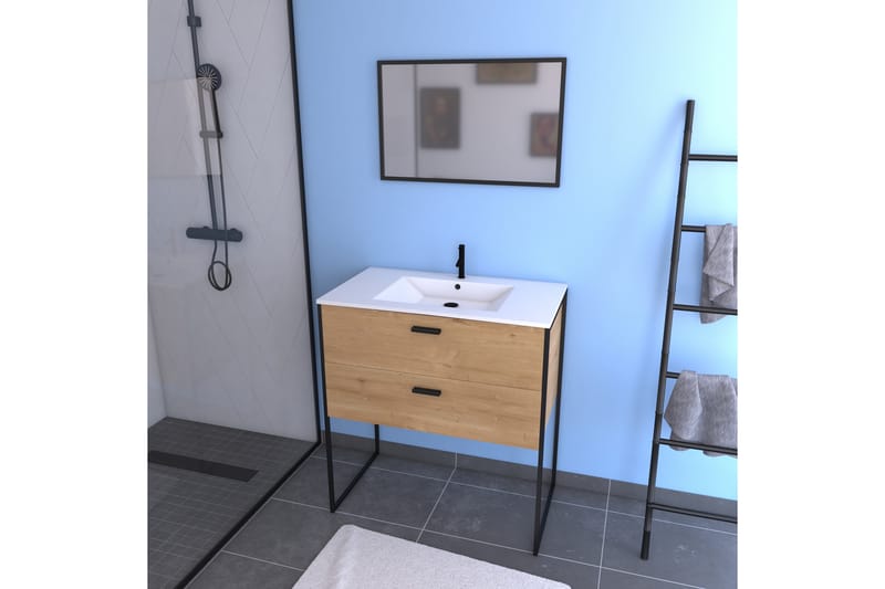Gullebo Badrumsset - Trä/natur - Hus & renovering - Kök & bad - Badrum - Badrumsmöbler & badrumsinredning - Kompletta möbelpaket badrum
