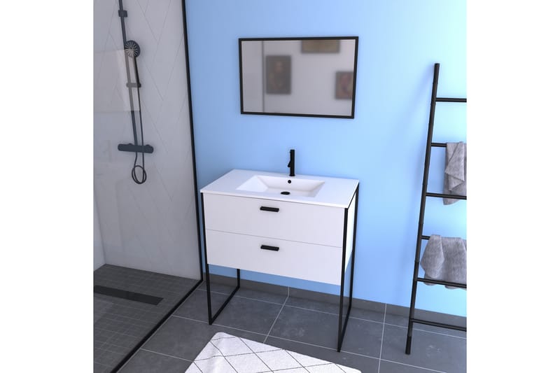 Gullebo Badrumsset - Vit - Hus & renovering - Kök & bad - Badrum - Badrumsmöbler & badrumsinredning - Kompletta möbelpaket badrum