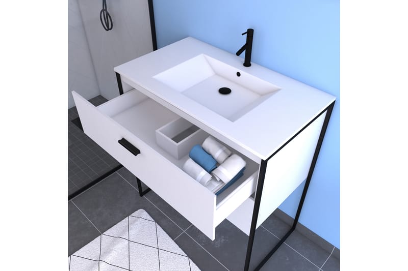 Gullebo Badrumsset - Vit - Hus & renovering - Kök & bad - Badrum - Badrumsmöbler & badrumsinredning - Kompletta möbelpaket badrum