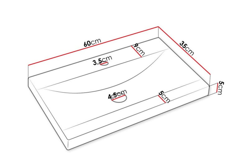 Kintore Badrumsmöbelset - Vit - Hus & renovering - Kök & bad - Badrum - Badrumsmöbler & badrumsinredning - Kompletta möbelpaket badrum
