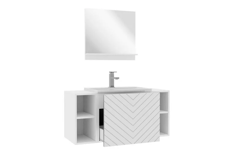 Kintore Badrumsmöbelset - Vit - Hus & renovering - Kök & bad - Badrum - Badrumsmöbler & badrumsinredning - Kompletta möbelpaket badrum