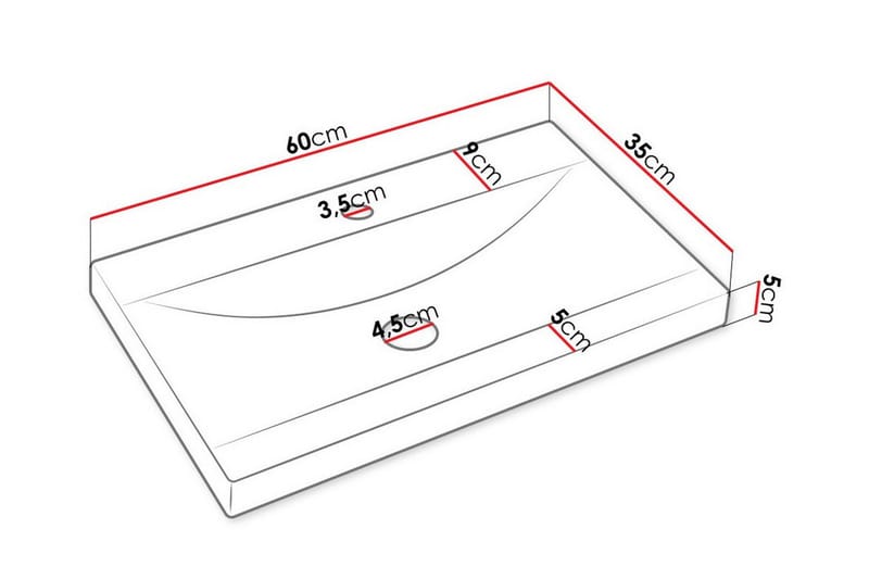 Kintore Badrumsmöbelset - Vit - Hus & renovering - Kök & bad - Badrum - Badrumsmöbler & badrumsinredning - Kompletta möbelpaket badrum