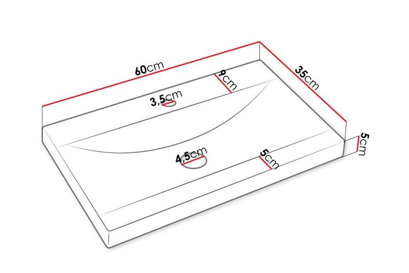 Kintore Badrumsmöbelset - Vit - Hus & renovering - Kök & bad - Badrum - Badrumsmöbler & badrumsinredning - Kompletta möbelpaket badrum