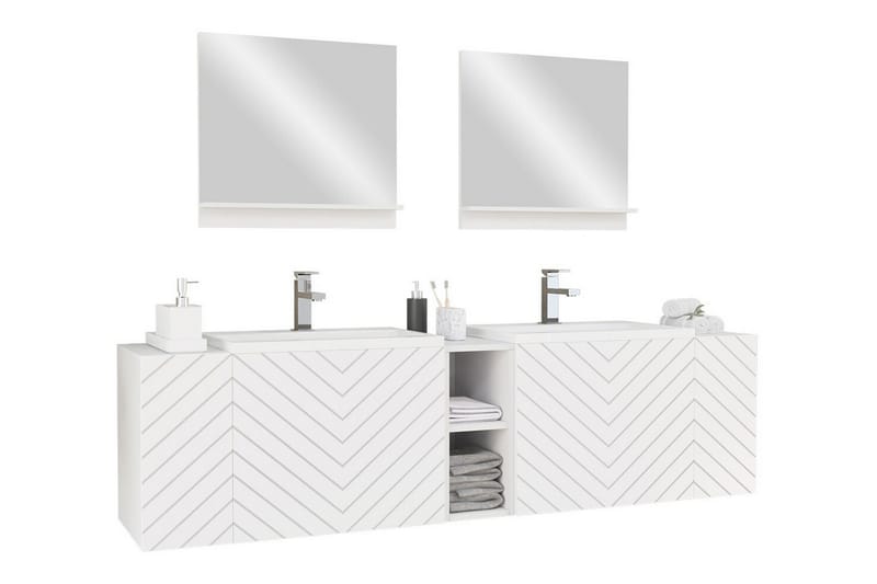 Kintore Badrumsmöbelset - Vit - Hus & renovering - Kök & bad - Badrum - Badrumsmöbler & badrumsinredning - Kompletta möbelpaket badrum