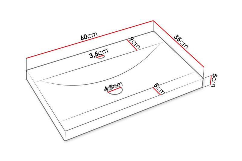 Kintore Badrumsmöbelset - Vit - Hus & renovering - Kök & bad - Badrum - Badrumsmöbler & badrumsinredning - Kompletta möbelpaket badrum