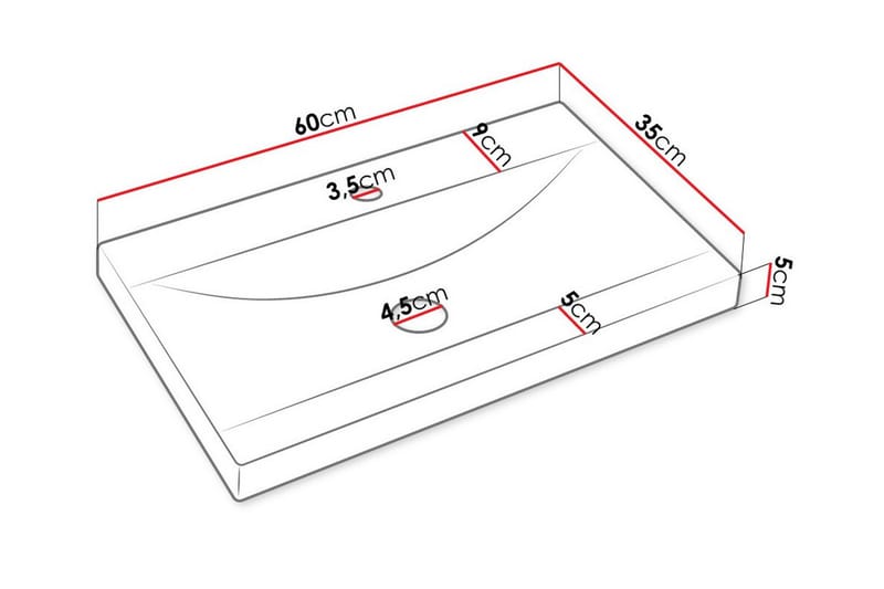 Kintore Badrumsmöbelset - Vit - Hus & renovering - Kök & bad - Badrum - Badrumsmöbler & badrumsinredning - Kompletta möbelpaket badrum
