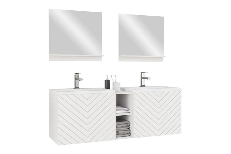 Kintore Badrumsmöbelset - Vit - Hus & renovering - Kök & bad - Badrum - Badrumsmöbler & badrumsinredning - Kompletta möbelpaket badrum