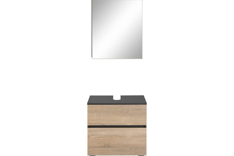 Kompletta möbelpaket Loft24 Wisla Komplett möbelpaket Grå 15x60 cm - Hus & renovering - Kök & bad - Badrum - Badrumsmöbler & badrumsinredning - Kompletta möbelpaket badrum