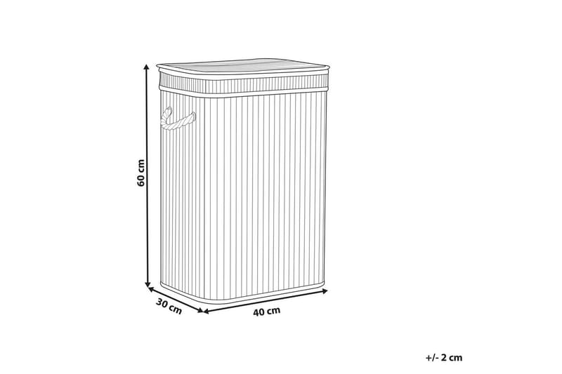 Korg Kalutara Ljus trä, vit - Ljus trä, vit - Hus & renovering - Kök & bad - Badrum - Badrumsmöbler & badrumsinredning - Badrumsförvaring