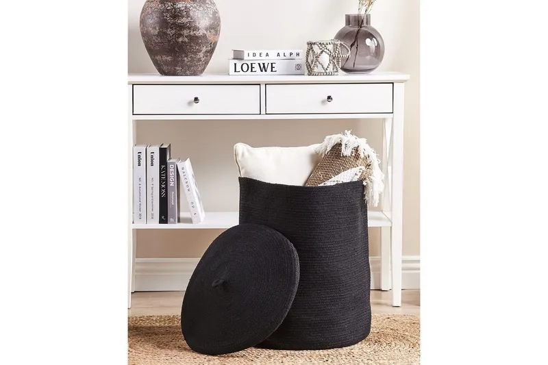 Korg Silopi Svart - Svart - Hus & renovering - Kök & bad - Badrum - Badrumsmöbler & badrumsinredning - Badrumsförvaring