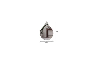 Koruco Badrumsspegel 50 cm - Svart - Hus & renovering - Kök & bad - Badrum - Badrumsmöbler & badrumsinredning - Badrumsspegel