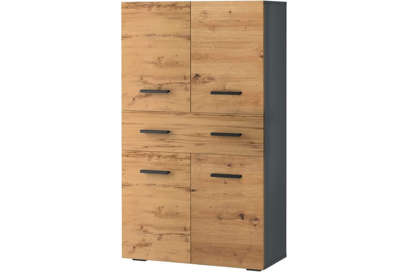 Malika Högskåp till Badrum 130x76x35 cm, Natur