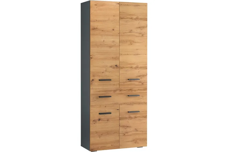 Malika Högskåp till Badrum 180x76x35 cm - Natur - Hus & renovering - Kök & bad - Badrum - Badrumsmöbler & badrumsinredning - Badrumsskåp